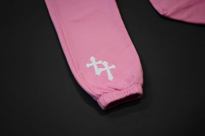 Pink Cross Sweatpants