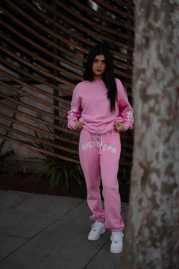 Pink Cross Sweatpants